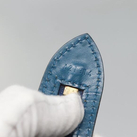 LOUIS VUITTON Epi Saint Jacques Shopping Shoulder Bag Blue M52275 - Picture 12 of 16